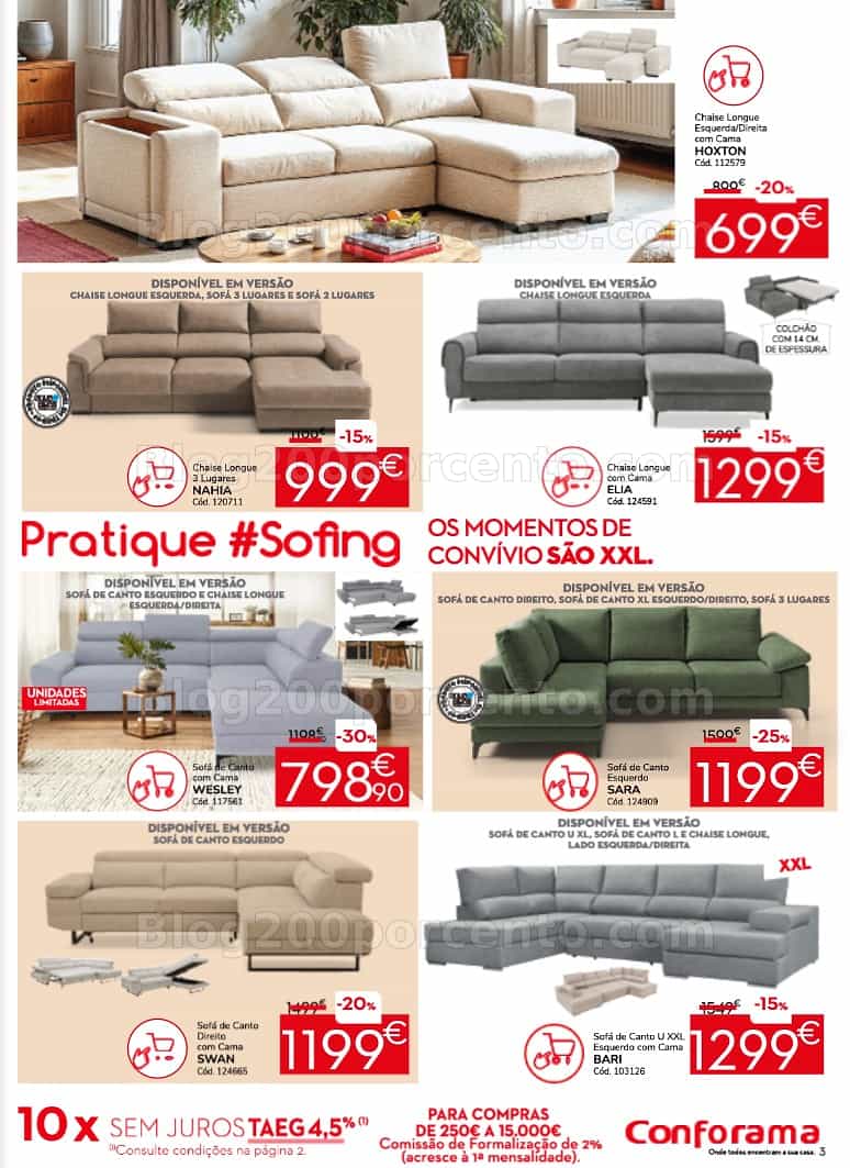 Antevisão Folheto CONFORAMA Promoções de 26 fevereiro a 25 março